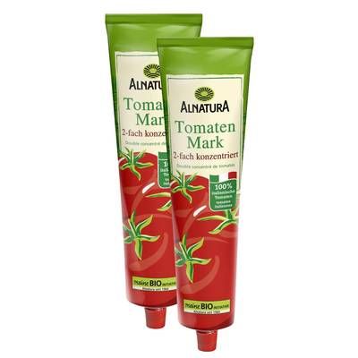 Alnatura Concentré de tomates bio, Lot de 2x200g
