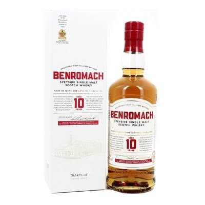 Benromach Single Malt Whisky 10 ans 43°, 70cl