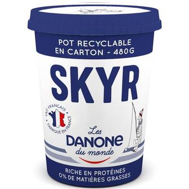 Les Danone Du Monde Skyr nature 0% mg, 480g