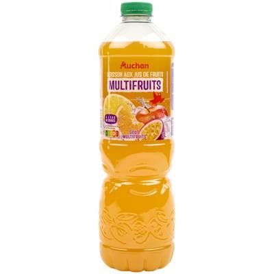 Auchan Boisson aux fruits goût multifruits, 2L