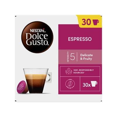 Nescafe Dolce Gusto Café Espresso intensité 5, 30 capsules