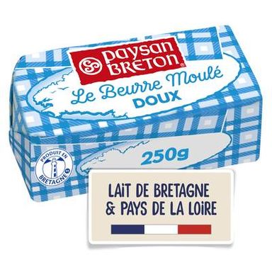 Paysan Breton Beurre doux moulé, 250g