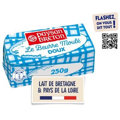 Paysan Breton Beurre doux moulé, 250g
