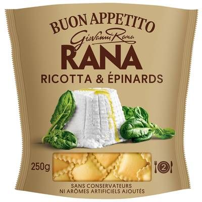 Giovanni Rana Ravioli Ricotta & Epinards, 250g