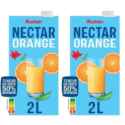 Auchan Nectar orange, Lot de 2x2L