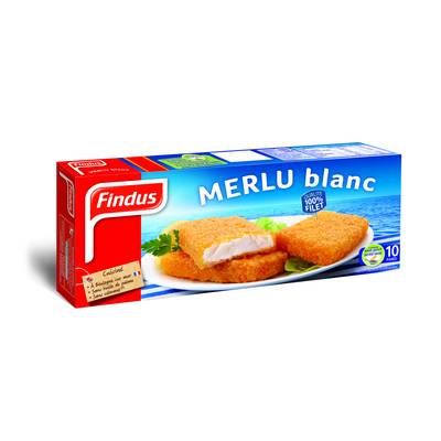 Findus Tranches panées de merlu blanc, 510g