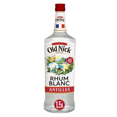 Old Nick Rhum blanc 40°, 1,5L