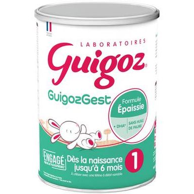 Guigoz Lait bébé en poudre Guigozgest épaissi 1er âge, 0-6 mois, 830g