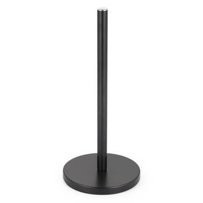 Arvix Porte rouleau essuie-tout métal noir, H 33 cm