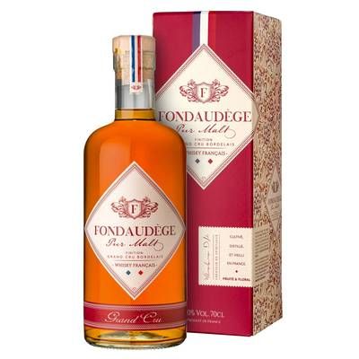 Fondaudege Whisky pure malt finition grand cru bordelais 40°, 70cl