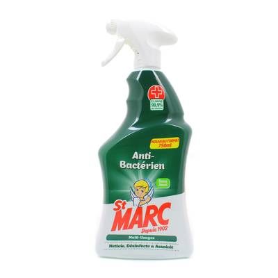 St-Marc Nettoyant Ménager Anti-Bactérien Multi-Usages Sans Javel, 750ml