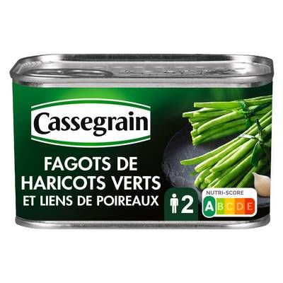 Cassegrain 5 Fagots haricot vert et liens de poireaux, 220g