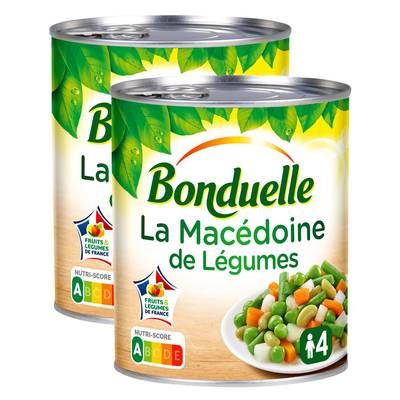 Bonduelle Macédoine de légumes, Lot de 2x530g