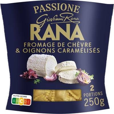 Giovanni Rana Ravioli Fromage de Chèvre et Oignons Caramélisés, 250g