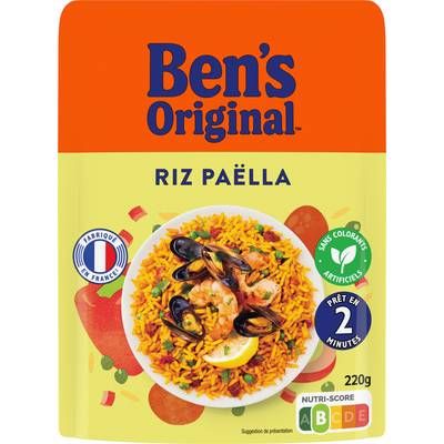 Ben's Original Riz Micro-Onde Express Façon Paëlla, 220g