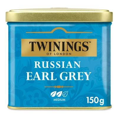 Twinings Thé noir Russian Earl Grey, 150g