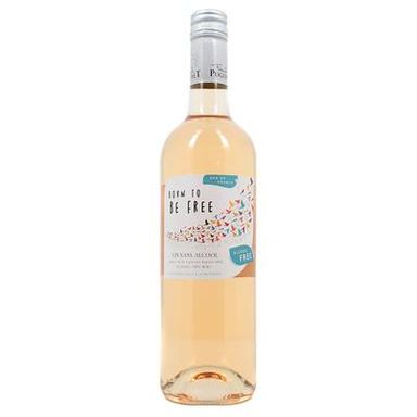 Born to be free Vin rosé sans alcool, 75cl