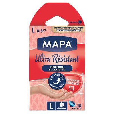 Mapa Gants haute résistance L (taille grand), 10 gants