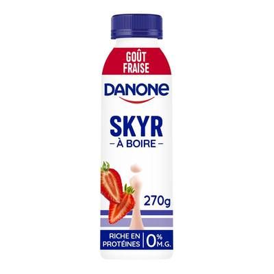 Les Danone Du Monde Skyr à boire fraise 0%mg, 270g