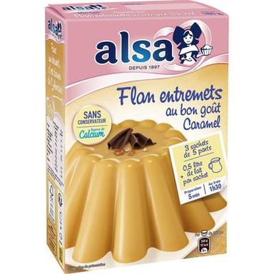 Alsa ALSA preparation flan caramel 180g, 180g