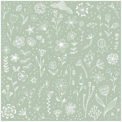 Paperproducts Design Serviette en papier Pure Eucalyptus, 20 serviettes de 33x33 cm