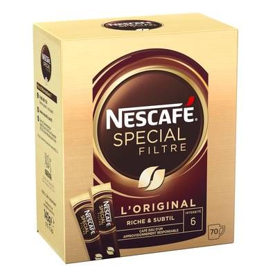 Nescafé Café Soluble en Sticks, 70 sticks