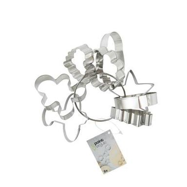 Point virgule Set de 8 emporte-pièces en métal