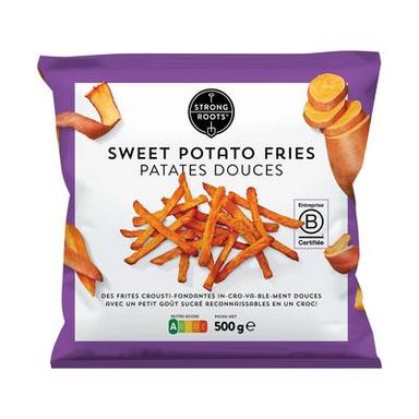 Strong Roots Frites de patates douces, 500g