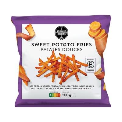 Strong Roots Frites de patates douces, 500g