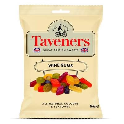 Taverners Wine gums, 165g
