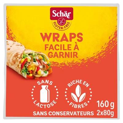 Schär Tortilla Wraps sans gluten, 2x80g