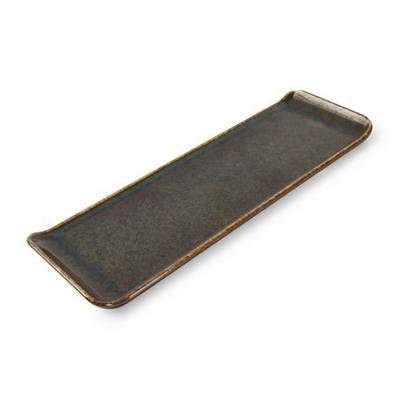 BonBistro Plat à servir vert Cirro, 30x9,5 cm