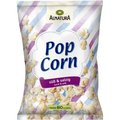 Alnatura Pop-corn sucré et salé bio, 80g
