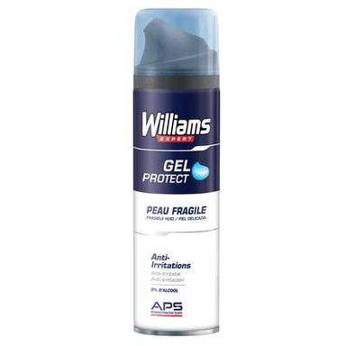 Williams Gel à raser peau fragile, 200ml