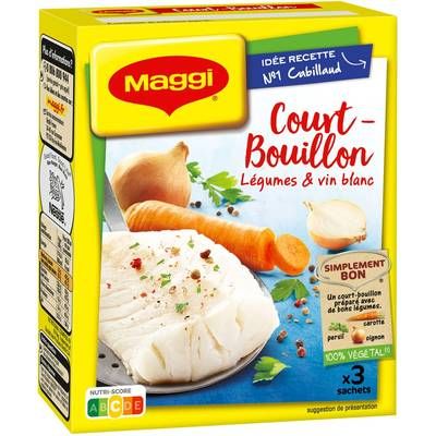 Maggi Court-Bouillon Légumes et Vin Blanc, 150g