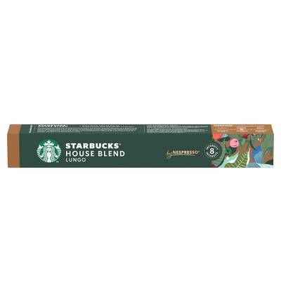 Starbucks by Nespresso Café house blend lungo intensité 8, 10 capsules