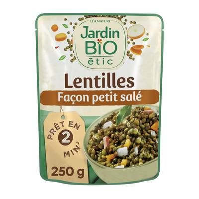 Jardin Bio Etic Lentilles Façon petit salé Bio, 250g