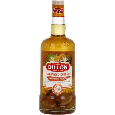 Dillon Rhum arrangé gourmand orange & vanille 28°, 70cl
