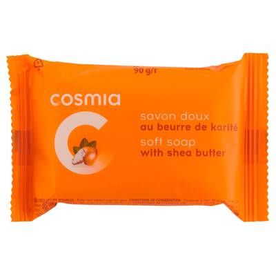 COSMIA Savon solide doux au beurre de karité, 90g