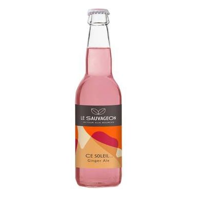 Le Sauvageon Ginger Ale ce soleil Bio, 33cl