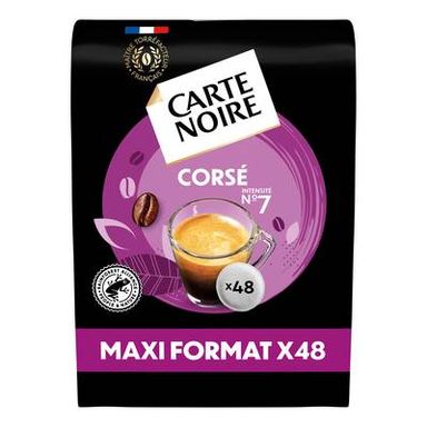 Carte Noire Corsé N°7 aromatique, 48 dosettes