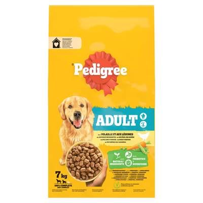 Pedigree Croquettes Volaille Légumes pour Chien Moyen et Grand, 7kg