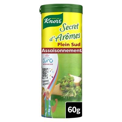 Knorr Assaisonnement poudre secret d'arôme plein sud, 60g