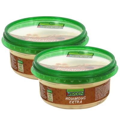 Yarden Houmous Extra aux Pignons, Huile d'Olive et Pois Chiche, Lot de 2x250g