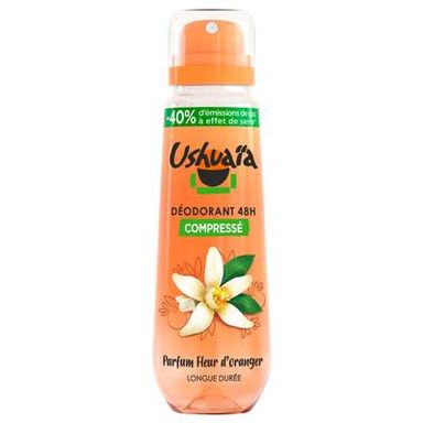 Ushuaïa Déodorant compressé Fleurs d'Oranger du Maroc et de Tunisie, 100ml
