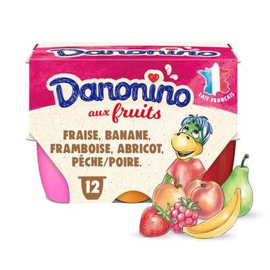 Danonino Petits suisses aux fruits, 12x50g