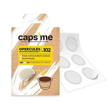 Caps'me Opercules capsule a café, 102 opercules
