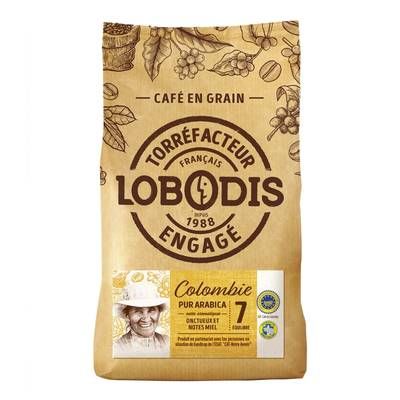 Lobodis Café en grains Origine Colombie, 500g