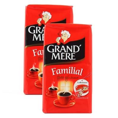 Grand Mère Café Moulu familial, Lot de 2x250g