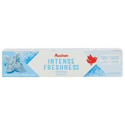 Auchan Dentifrice fraîcheur intense, 75ml
